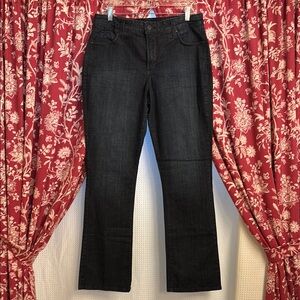 NYDJ Women's Straight Leg Jeans in Black